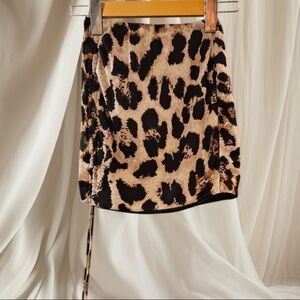 Fashion Nova Cheetah Print Women's XS Mini Skirt